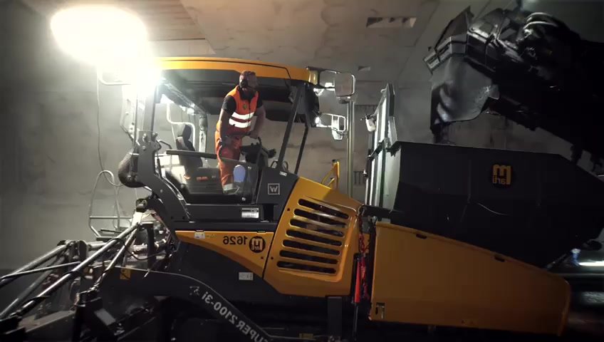Tunnelbau im Gubrist, aus dem Imagefilm für Marti AG.